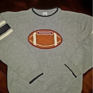 Gymboree Boys size 8 football sweater